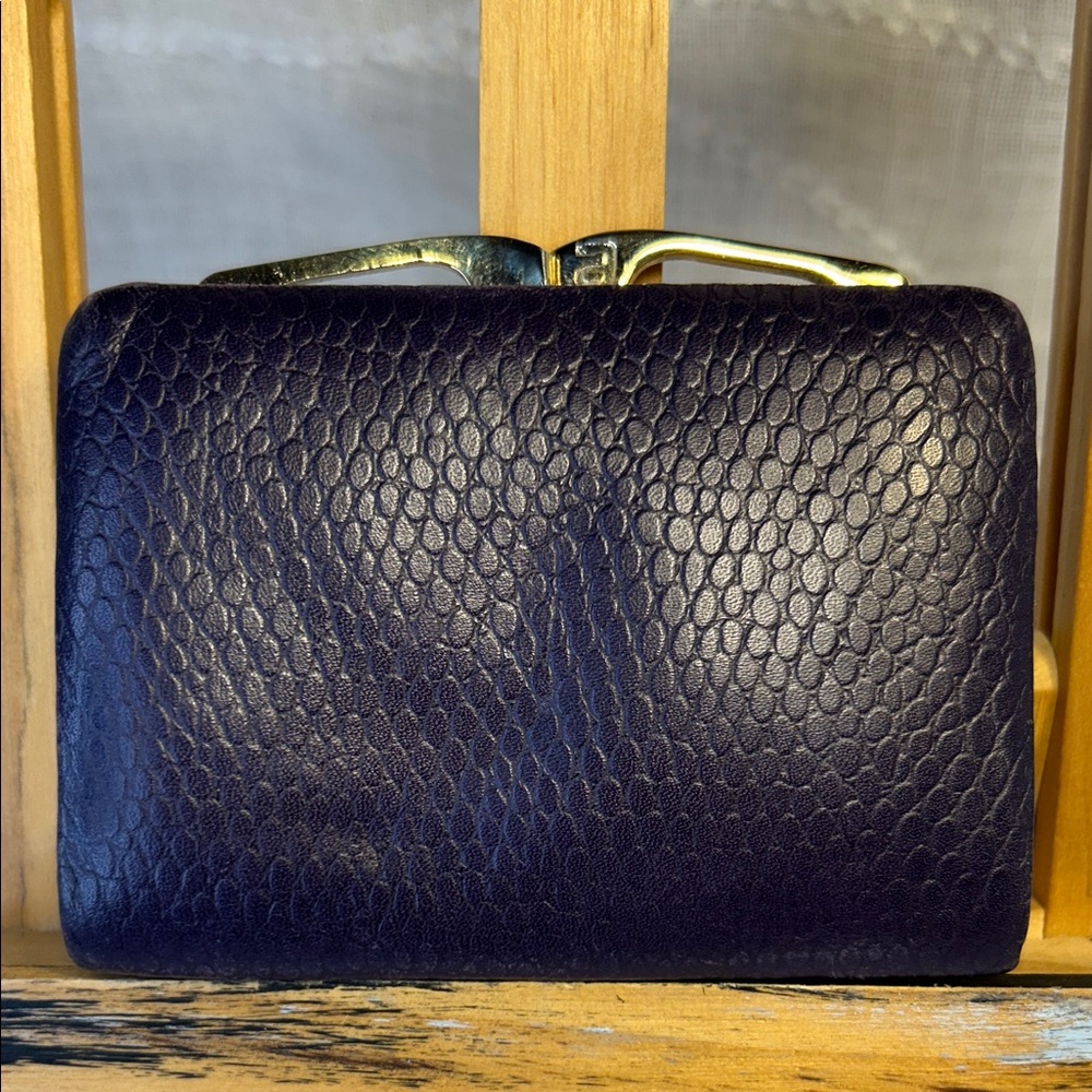 Daytons made in Spain super soft glove leather coin pouch vintage